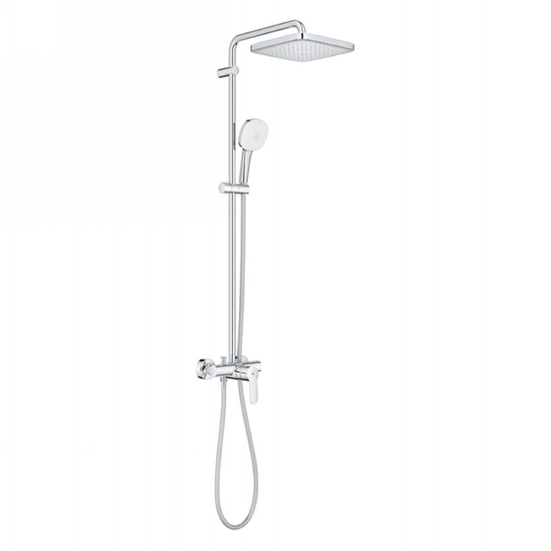 Душевая система со смесителем Tempesta Cube 250, хром Grohe (26692001)