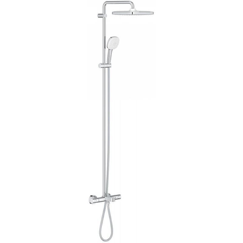 Душевая система с термостатом Tempesta Cube 250, хром Grohe (26691001)