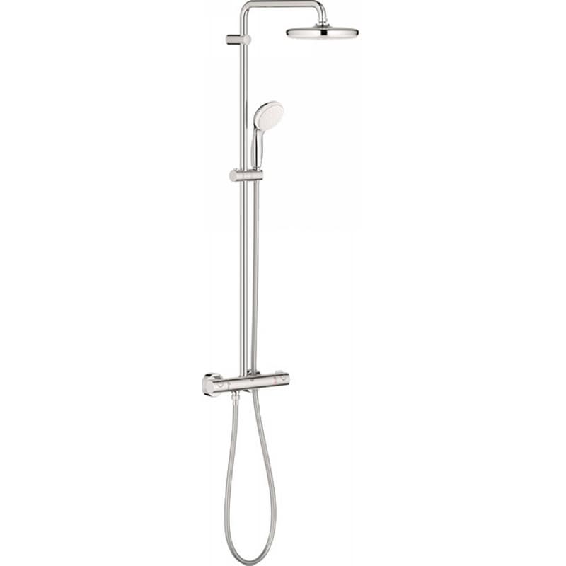 Душевая система BauClassic 210 с термостатом, хром Grohe (26699000)