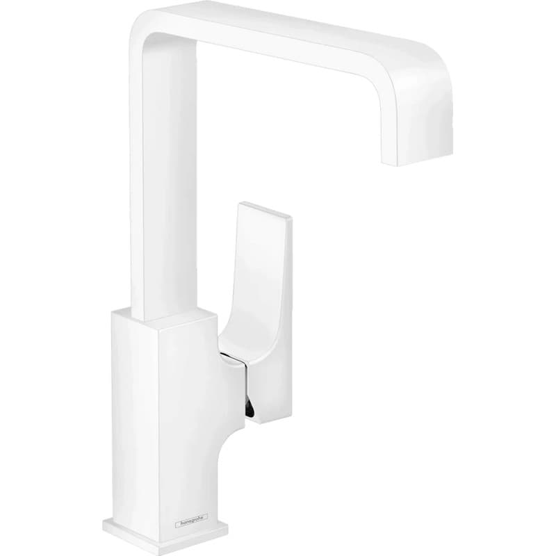 Смеситель для умывальника Metropol 230 Matt White Hansgrohe (32511700)