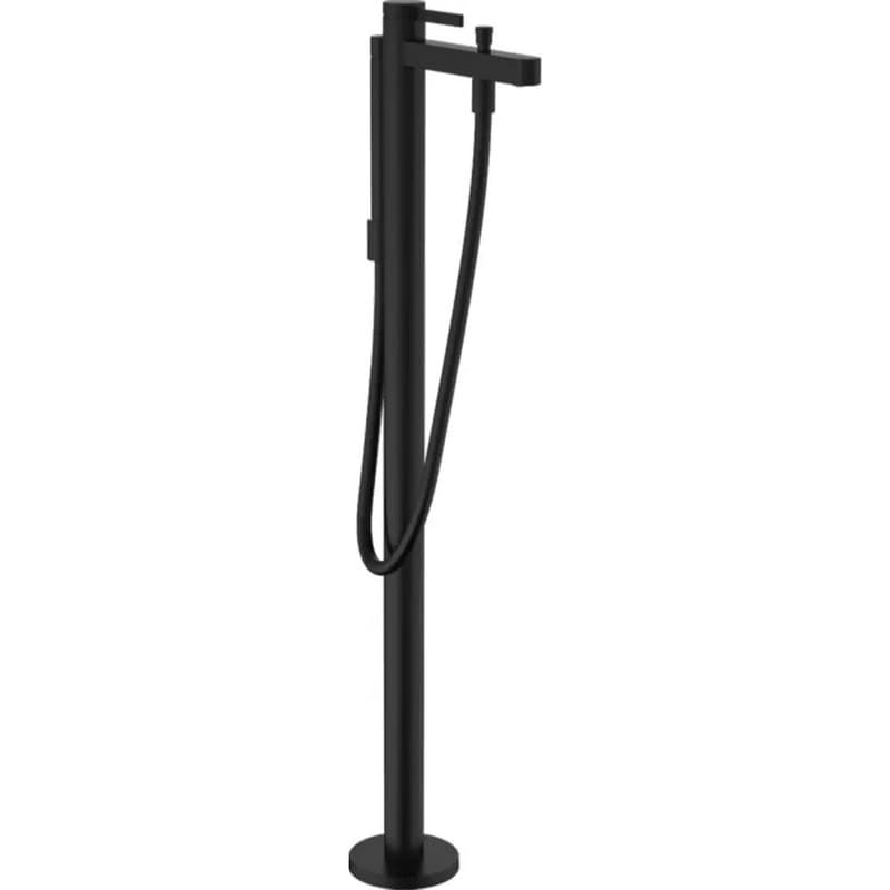 Смеситель для ванны Finoris напольный, Matt Black Hansgrohe (76445670)