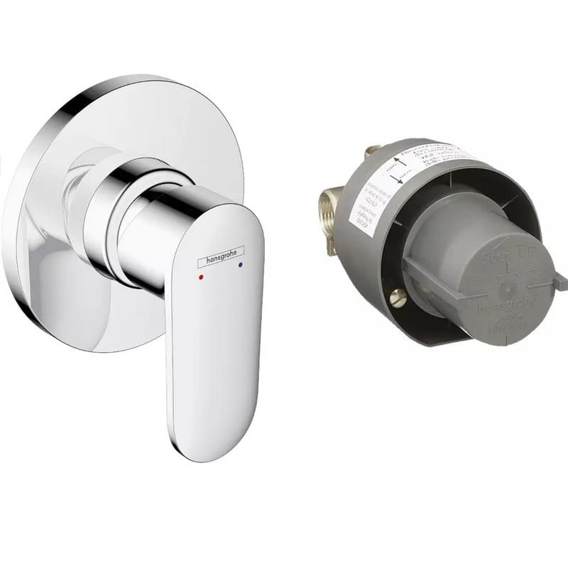 Смеситель для душа Vernis Blend 70 скрытого монтажа с mini Ibox, Chrome Hansgrohe (71663000)