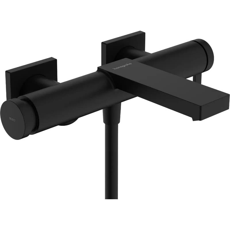Змішувач Tecturis E для ванної Matt Black Hansgrohe (73420670)