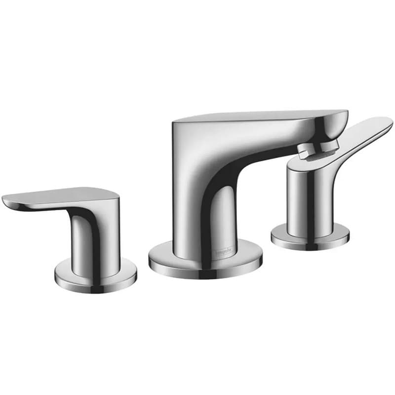 Смеситель для умывальника Focus E 100 на 3 отверстия Chrome Hansgrohe (31937000)