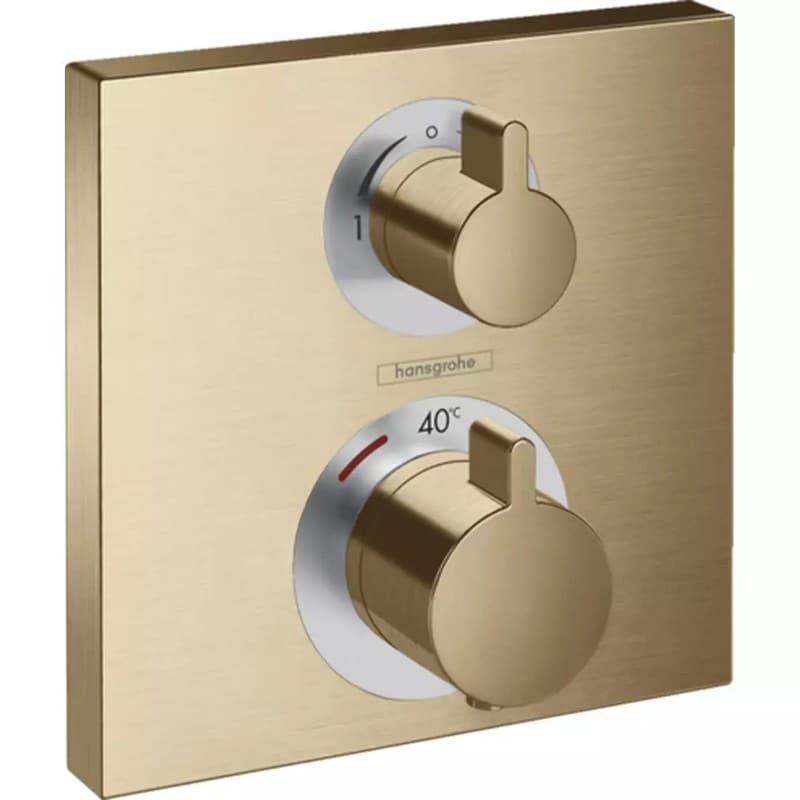 Термостат Ecostat S Ecostat Square 2-режимный Bronze Hansgrohe (15714140)