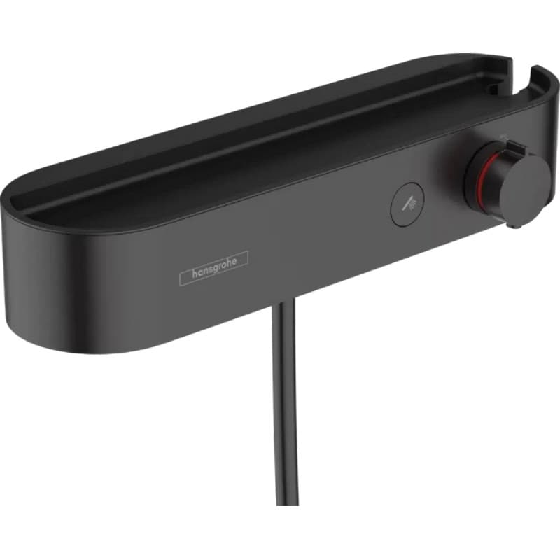 Термостатический смеситель для душа ShowerTablet Select Matt Black Hansgrohe (24360670)