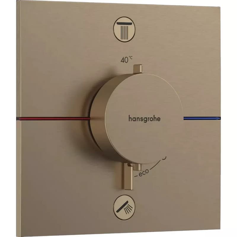 Термостат ShowerSelect Comfort E на 2 функции Bronze Hansgrohe (15572140)