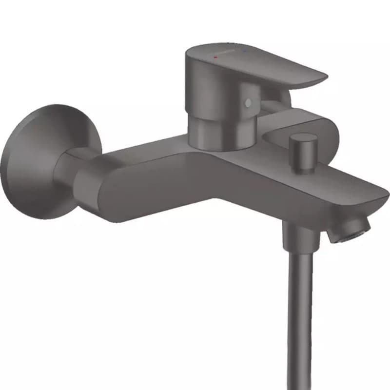 Смеситель для ванны Talis E Brushed Black Chrome Hansgrohe (71740340)