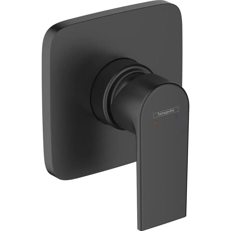 Змішувач для душа Vernis Shape прихованого монтажу 117/117 Matt Black Hansgrohe (71658670)