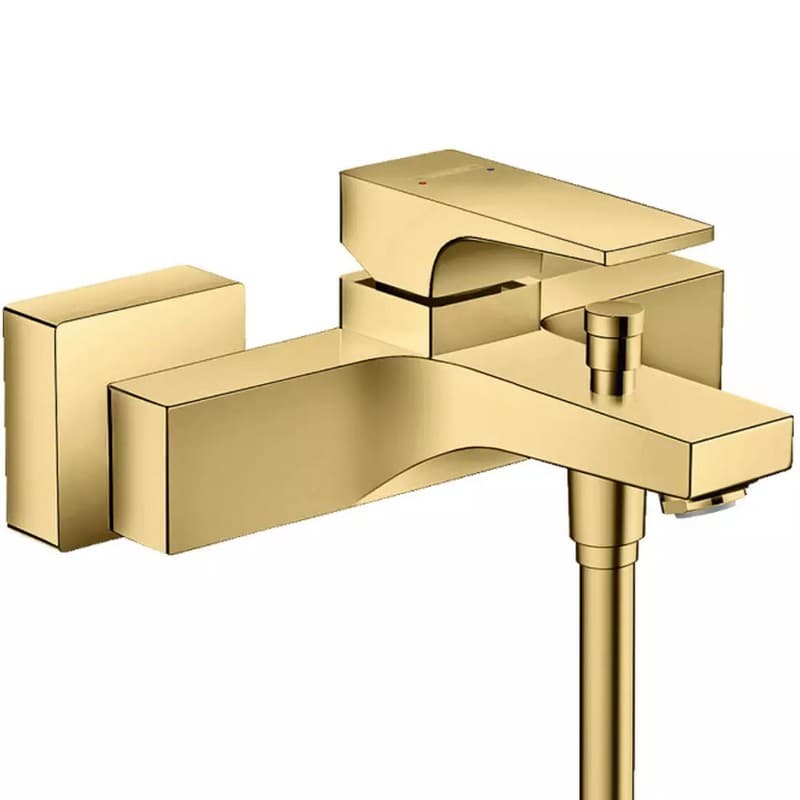 Смеситель для ванны Metropol Polished Gold Optic Hansgrohe (32540990)