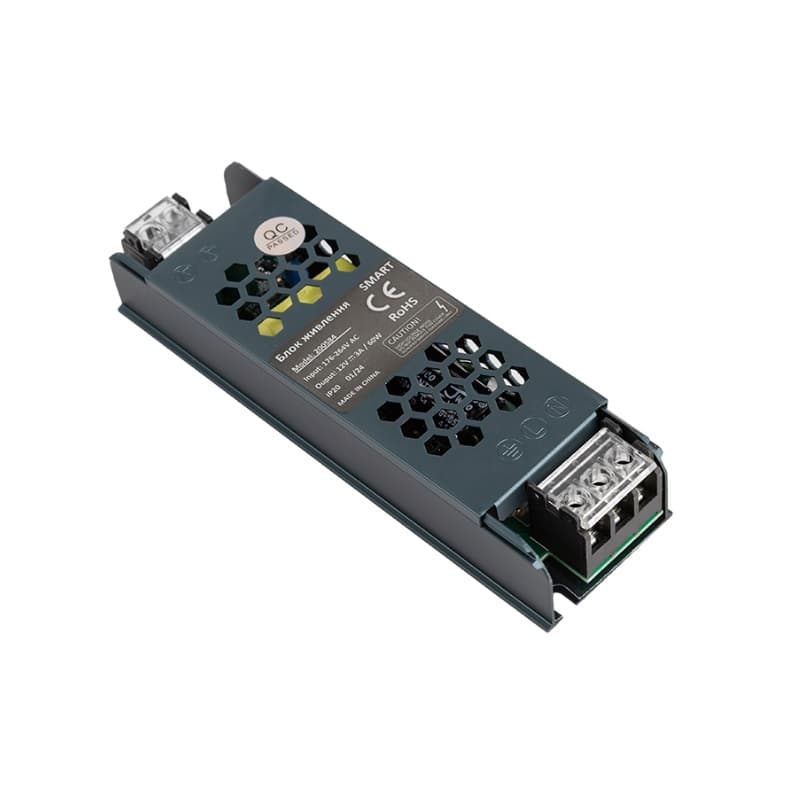 Блок питания SMART 60W, 12V, IP20, металл. Корпус