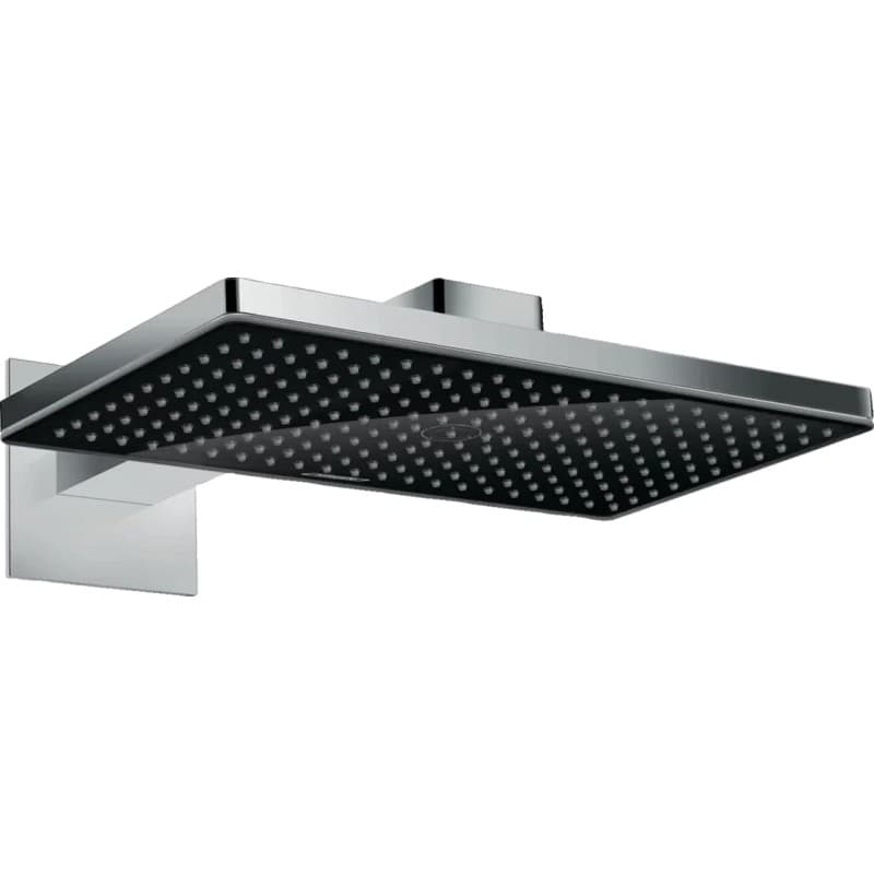Верхний душ Hansgrohe Rainmaker Select 460 1jet с владельцем Black/Chrome Hansgrohe (24003600)