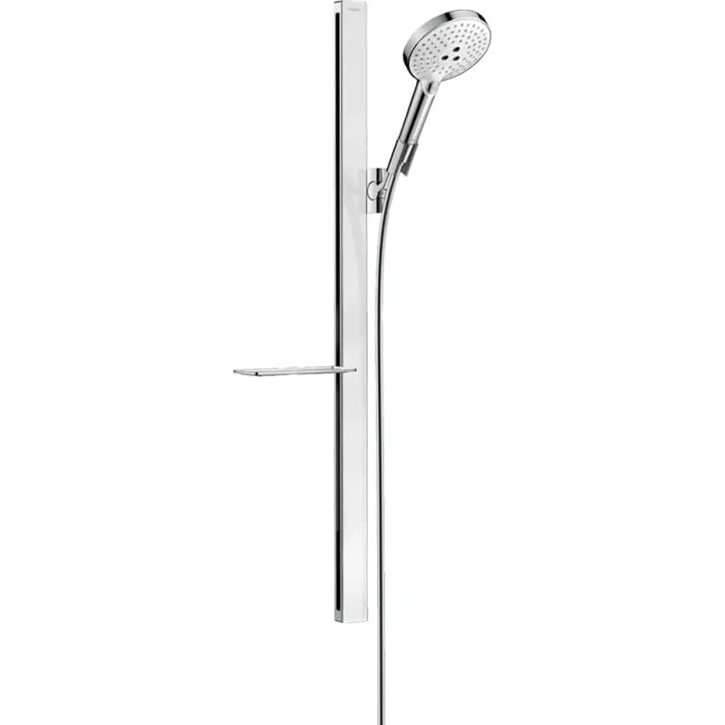 Душовий набір Raindance Select 120/90 см 3Jet EcoSmart 9л/хв  White/Chrome Hansgrohe (27649400)
