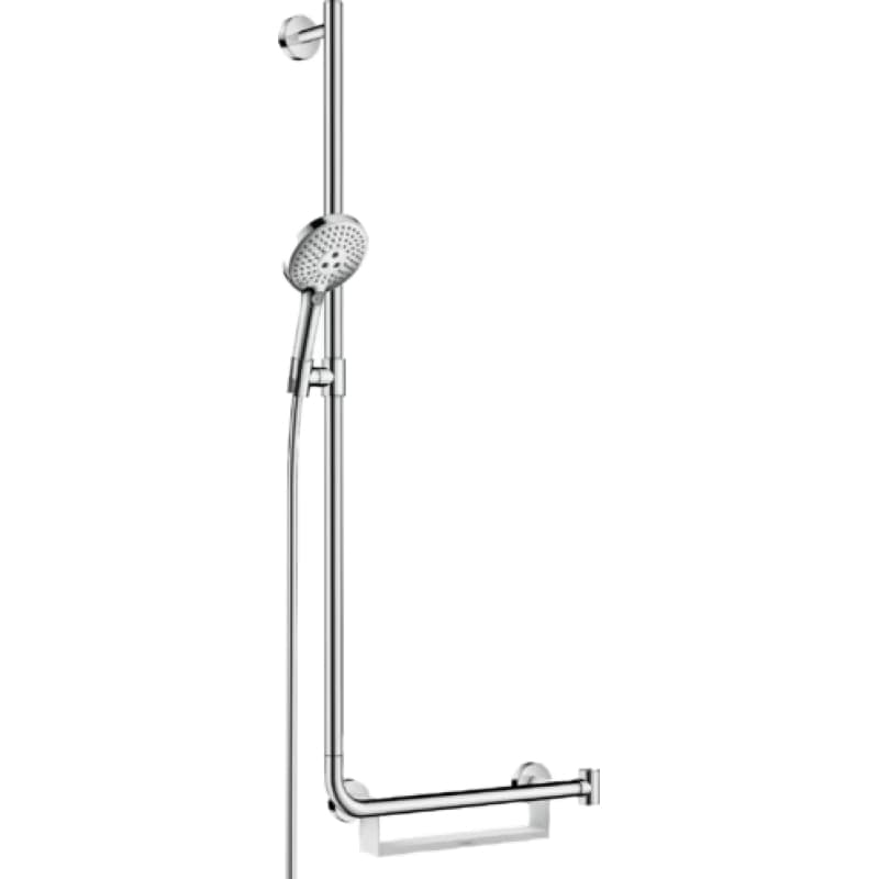Душовий набір Hansgrohe Raindance Select S 120/110 см 3Jet Left  White/Chrome Hansgrohe (26325400)