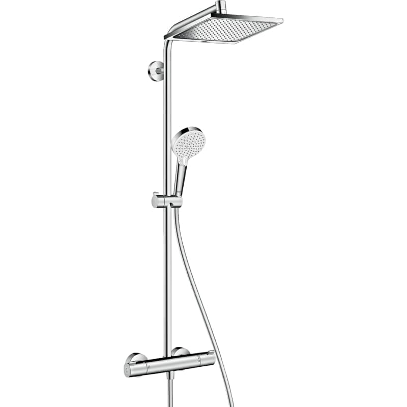Душова система Hansgrohe Showerpipe Crometta E240 1jet з термостатом  Chrome Hansgrohe (27271000)