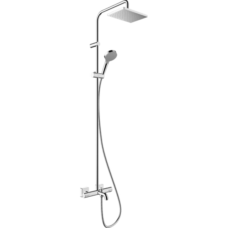 Душова система Vernis Shape Showerpipe 230 1jet з термостатом Chrome Hansgrohe (26284000)