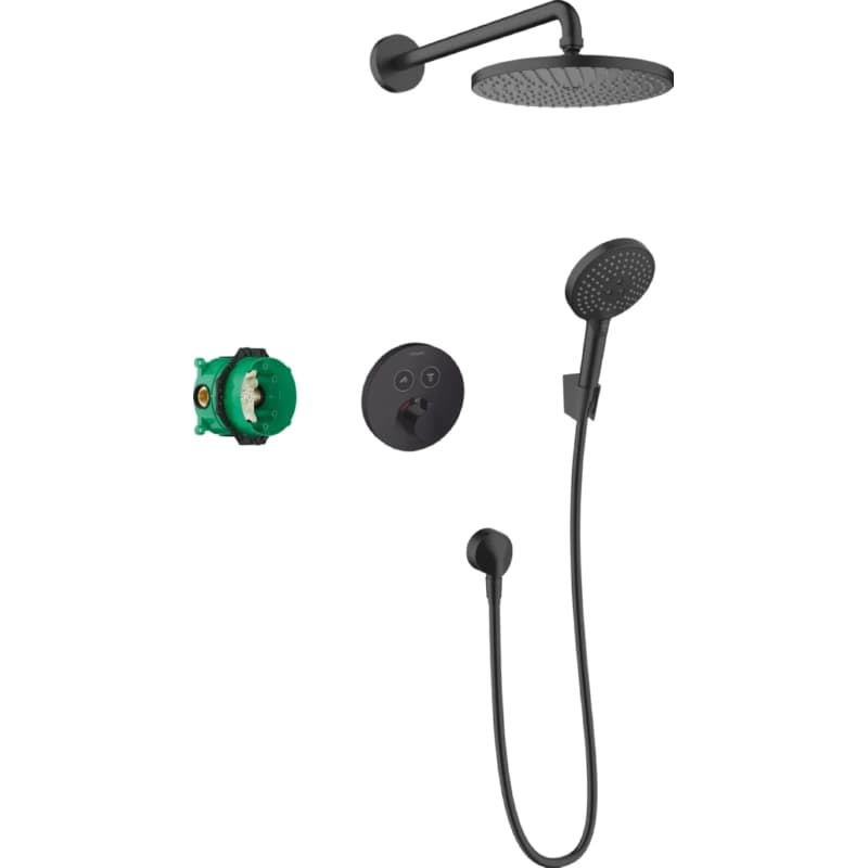 Душова система Hansgrohe Raindance S 240 1jet ShowerSelect S 8 в 1  Matt Black Hansgrohe (27959670)