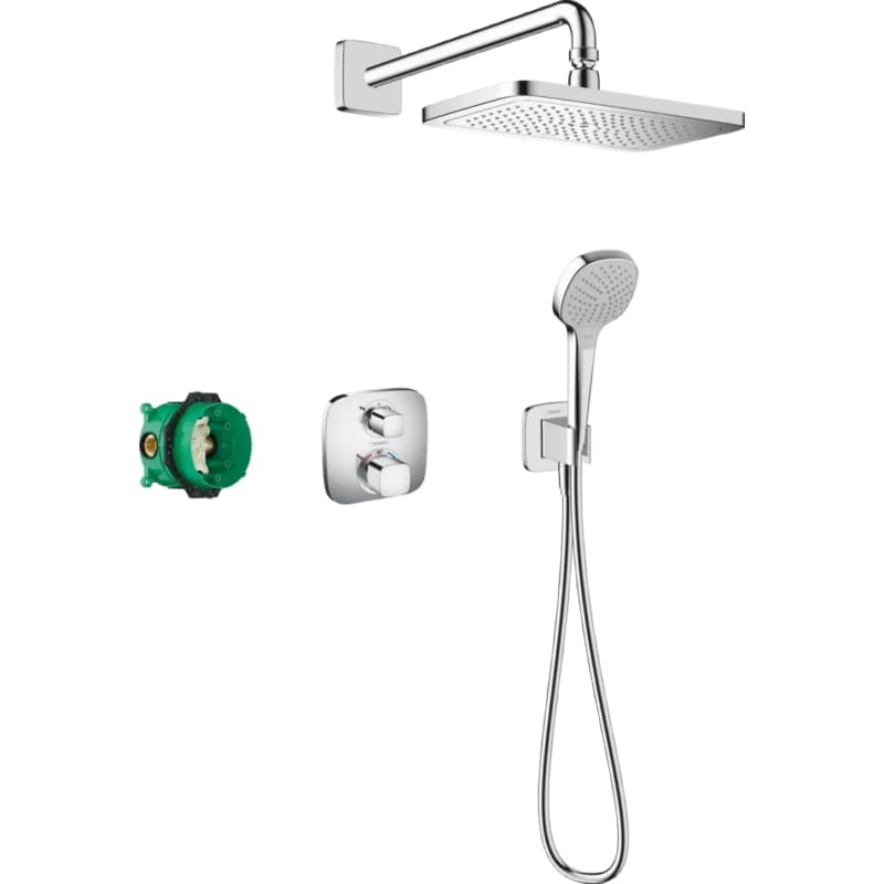 Душова система Hansgrohe Croma E 280 1jet Ecostat E 7в1  Chrome Hansgrohe (27953000)