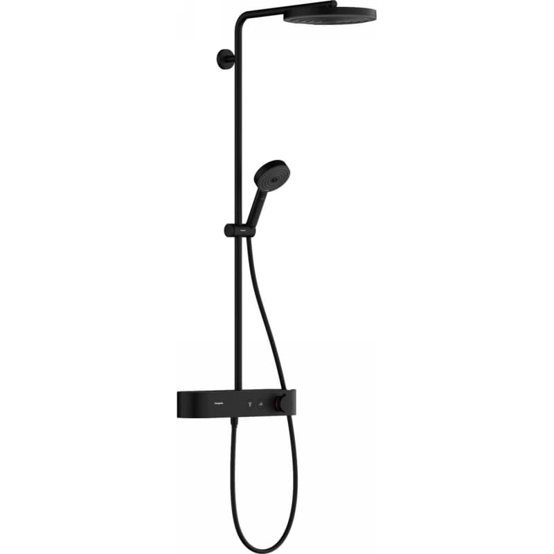 Душова система Hansgrohe Pulsify Showerpipe 260 1jet 400 EcoSmart  Matt Black Hansgrohe (24221670)