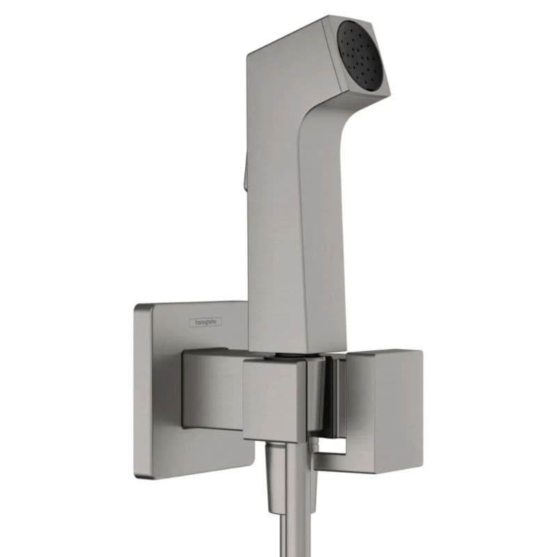 Комплект гігієнічного душу Hansgrohe E EcoSmart Brushed Black Chrome Hansgrohe (29233340)