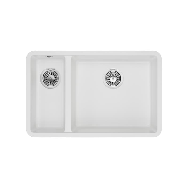 Мийка Under top DOUBLE white (705*445mm.) граніт GRANADO