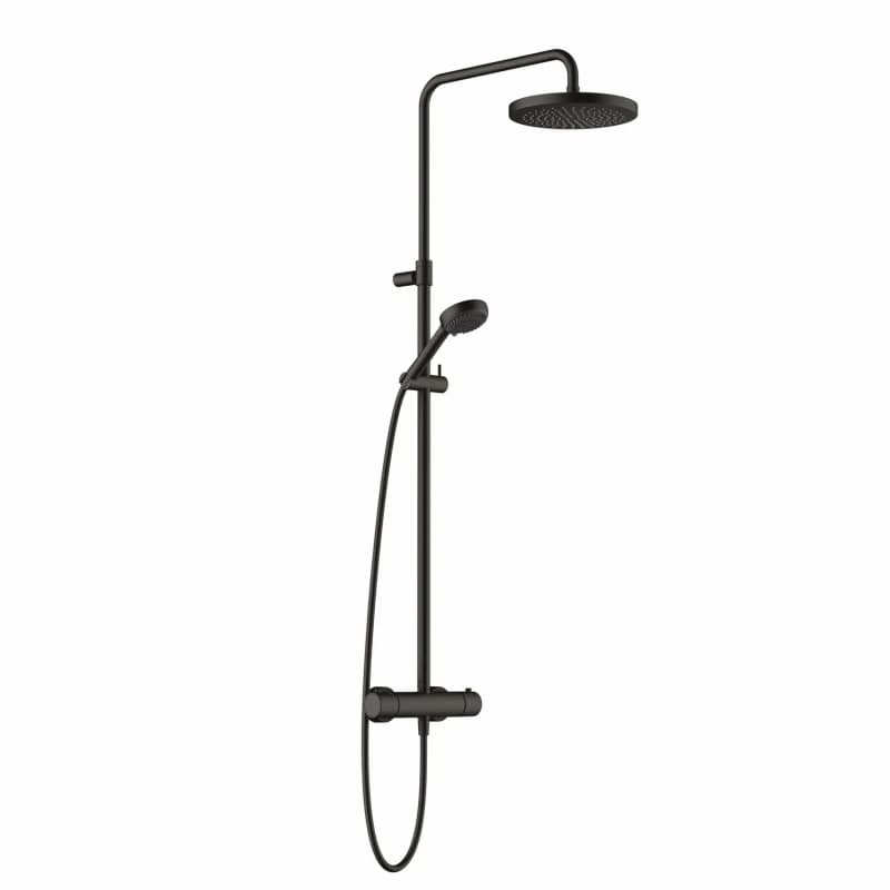 Душевая система с термостатом черный матовый LOGO NEO DUAL SHOWER SYSTEM DN 15 KLUDI