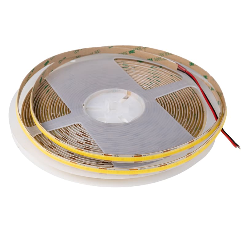LED-лента COB, 480 LEDs/m, 10W, 12V, IP65, холодный свет, 6500К