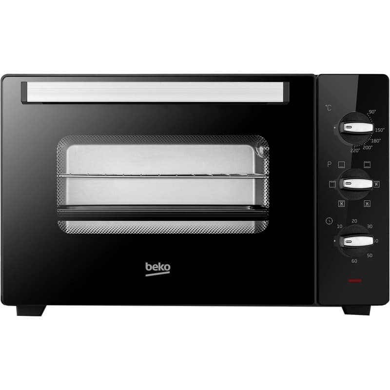 Печь электрическая BMOF38B, 38л, 1600Вт, механич., конвенция, черная Beko