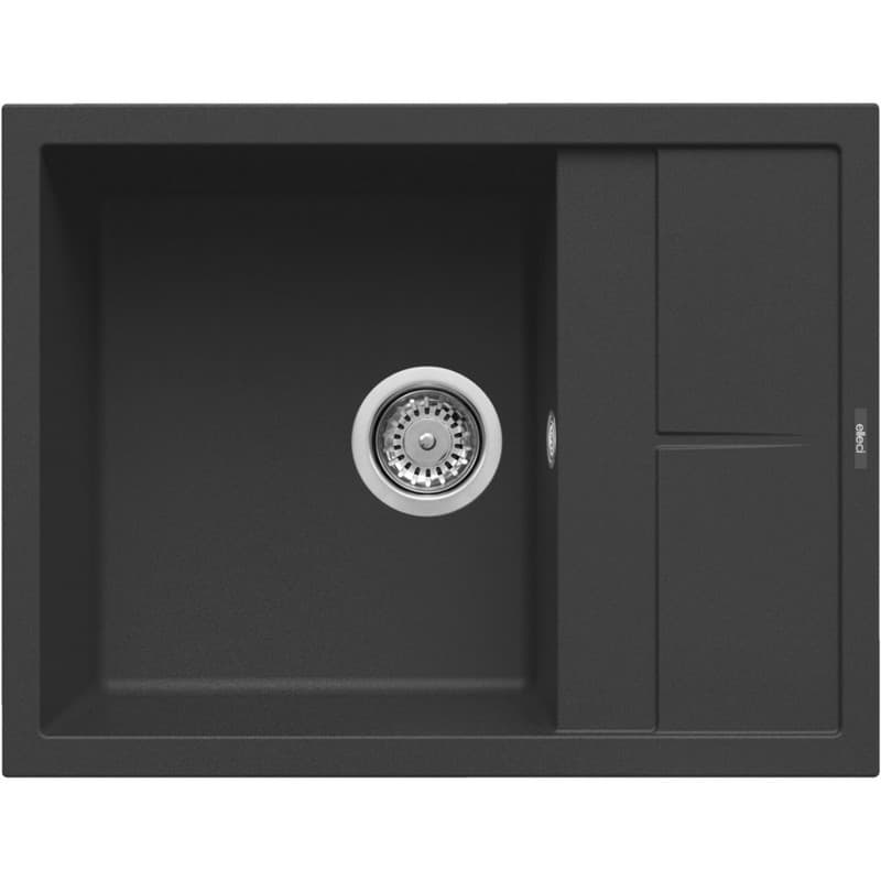 Мийка граніт UNICO 125 NERO 40 ELLECI
