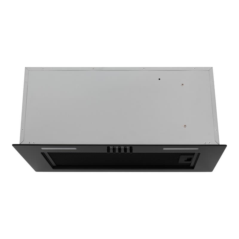 Вытяжка встраиваемая LINE S BL A/60 GL/PB черное стекло INTERLINE