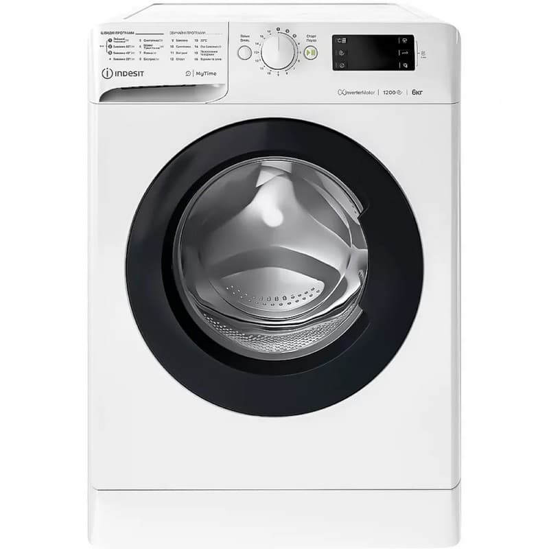 Стиральная машина узкая OMTWSE 61293 WK UA белая Indesit