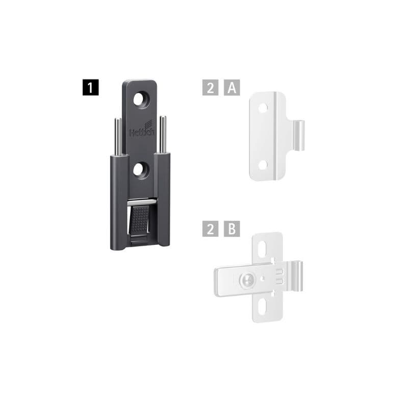 Елемент середньої петлі зі штифтом, антрацит WingLine L  (9330191) Hettich