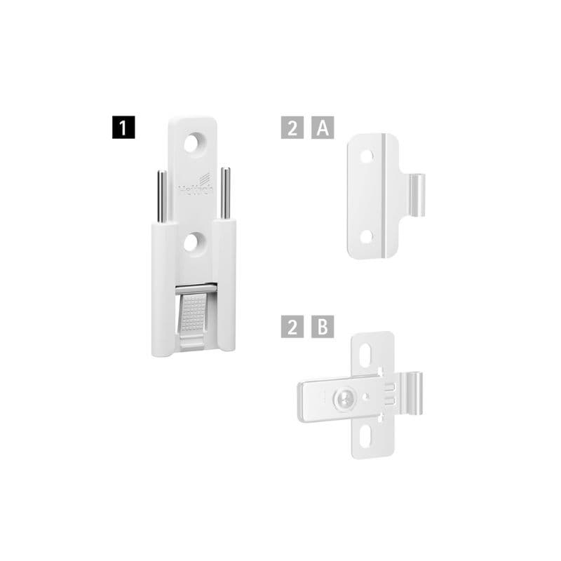 Элемент средней петли со штифтом, белый WingLine L (9330194) Hettich