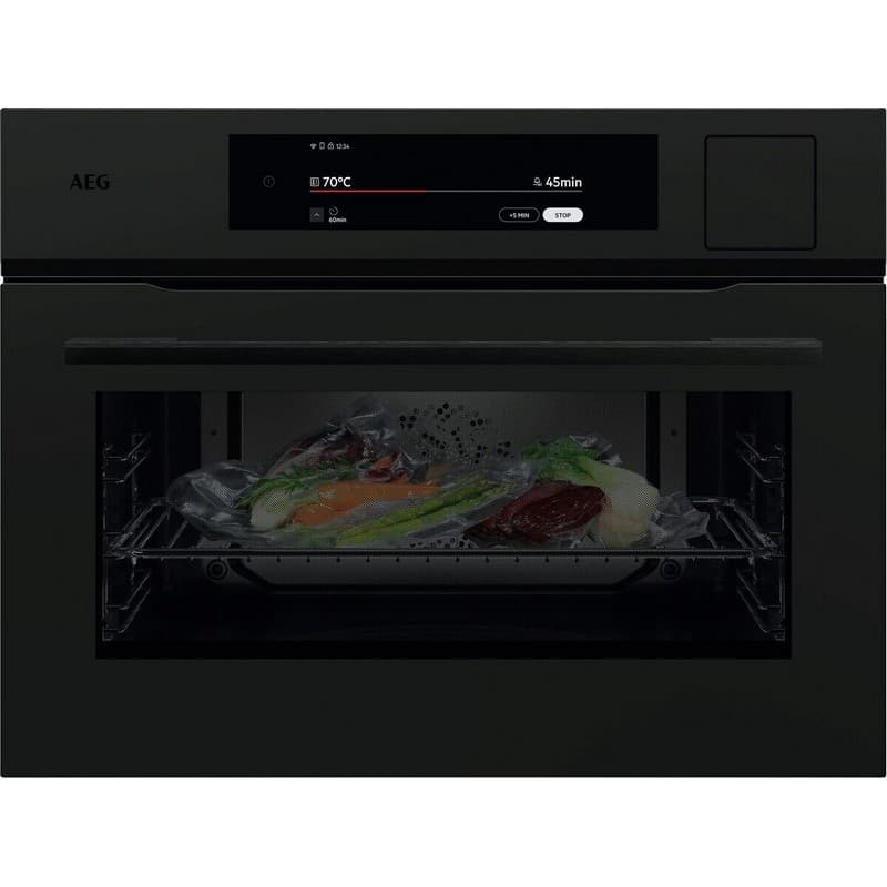 Компактный духовой шкаф из СВЧ NKP9S821T AEG