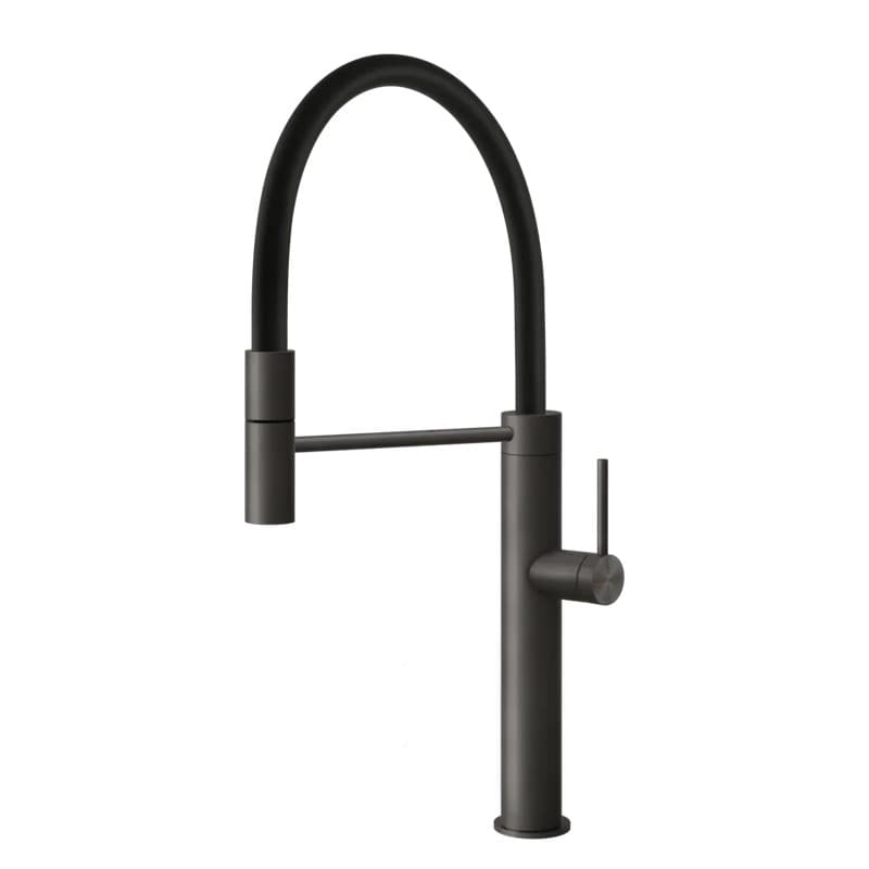Змішувач для кухні 316 FLESSA Black Metal Brushed PVD (60010707) Gessi