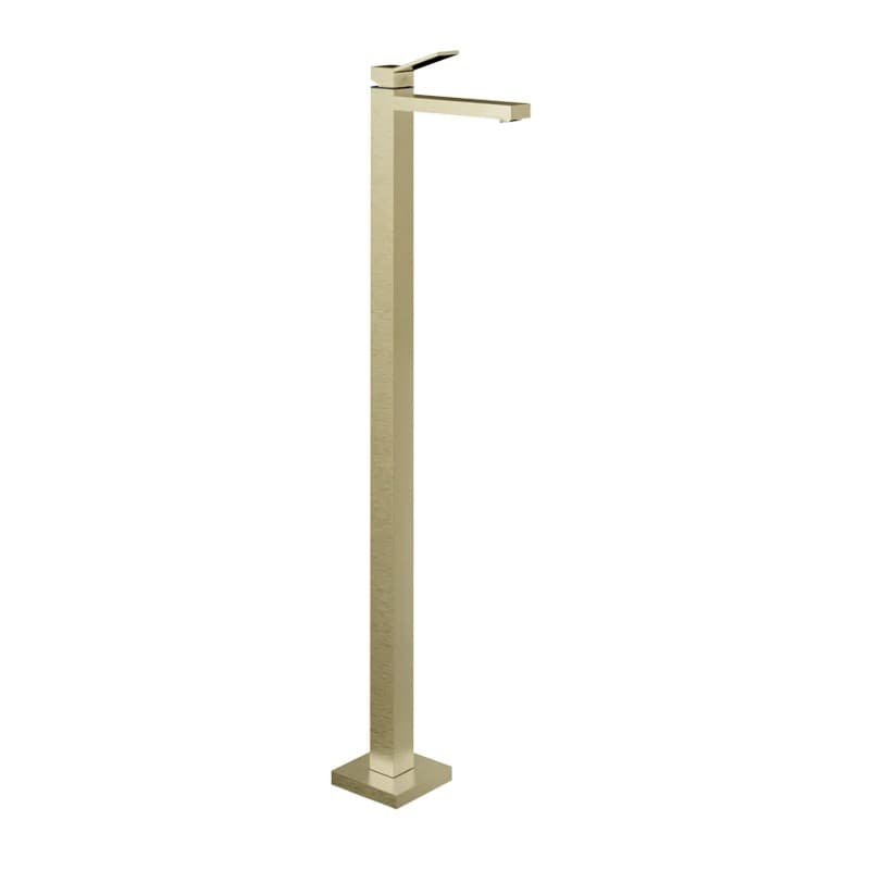 Змішувач для умивальника Gessi Rettangolo K підлоговий Brushed Brass PVD (53095727) Gessi