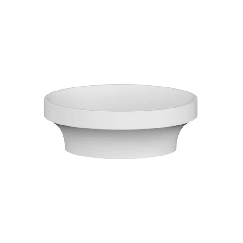 Умивальник накладний Origini без переливу, 44.5х44.5х15 см Cristalplant Matt White (66601521) Gessi