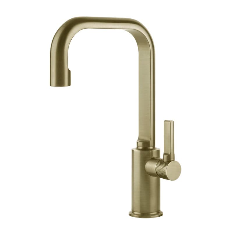 Змішувач для умивальника високий Inciso Brushed Brass PVD (58006727) Gessi