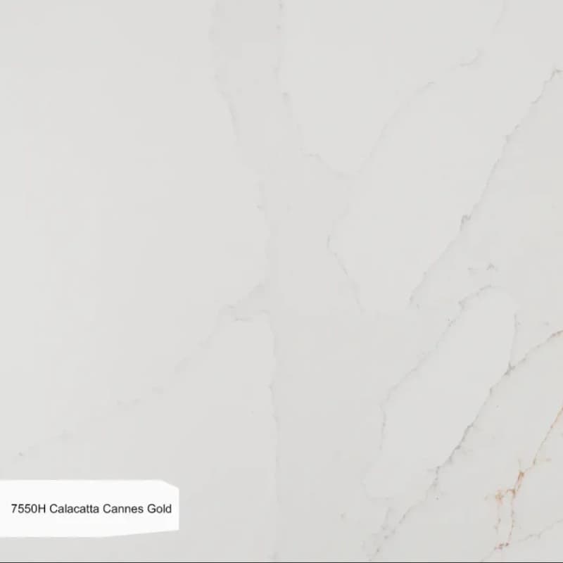 Штучний кварцит Avant 7550H Calacatta Cannes Gold 20мм