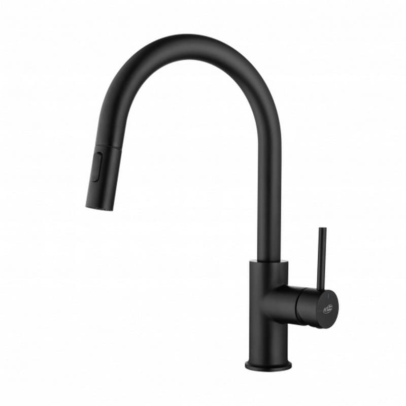 Змішувач PLAZA PLUS WINDOW чорний матовий Blue Water (5901730617634)