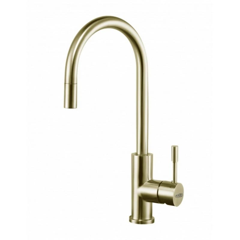 Змішувач LIMA Inox/шампанське золото Blue Water (5901730616811)
