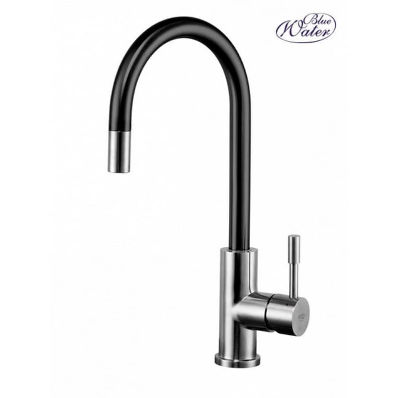 Змішувач LIMA Inox/чорний матовий Blue Water (5901730613193)