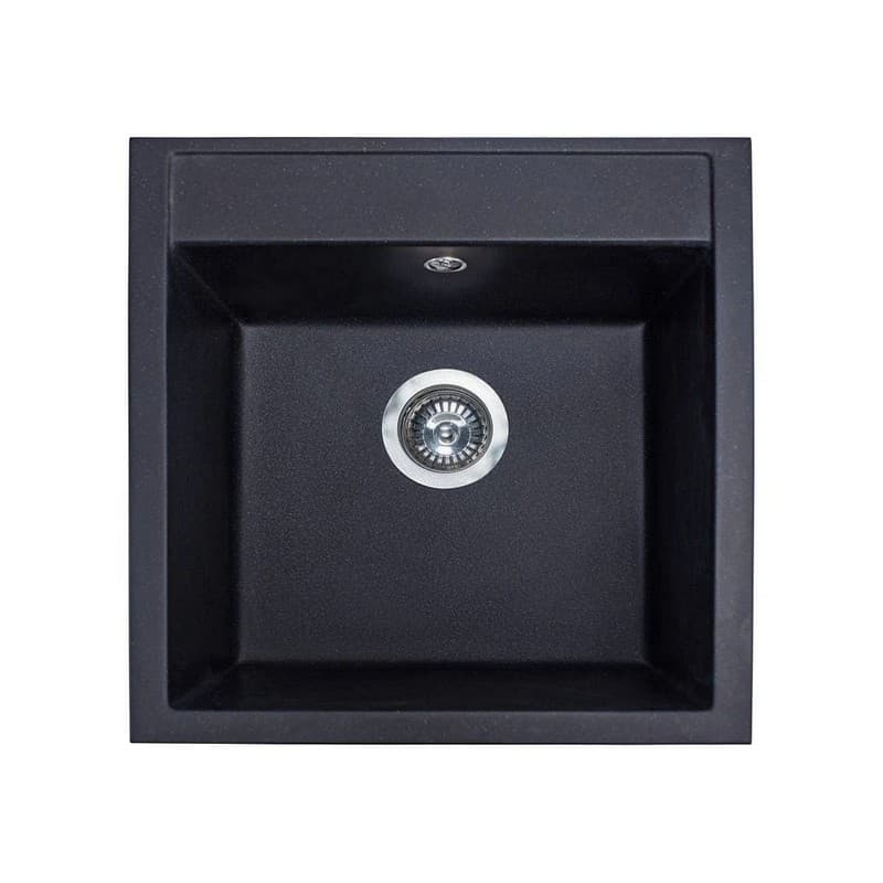 Кухонна мийка BODRUM 510 black shine mirastone Miraggio
