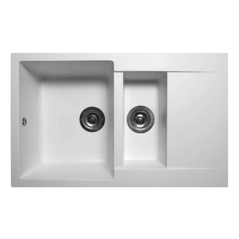 Кухонна мийка LAPAS white mirastone Miraggio