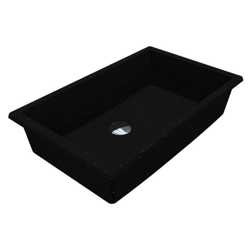 Умивальник BOGOTA 505 MIRASTONE black shine mirastone Miraggio