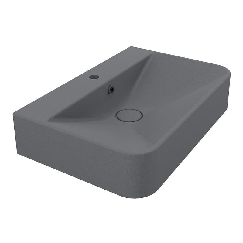 Умивальник CHAMONIX MIRASTONEgray mirastone Miraggio