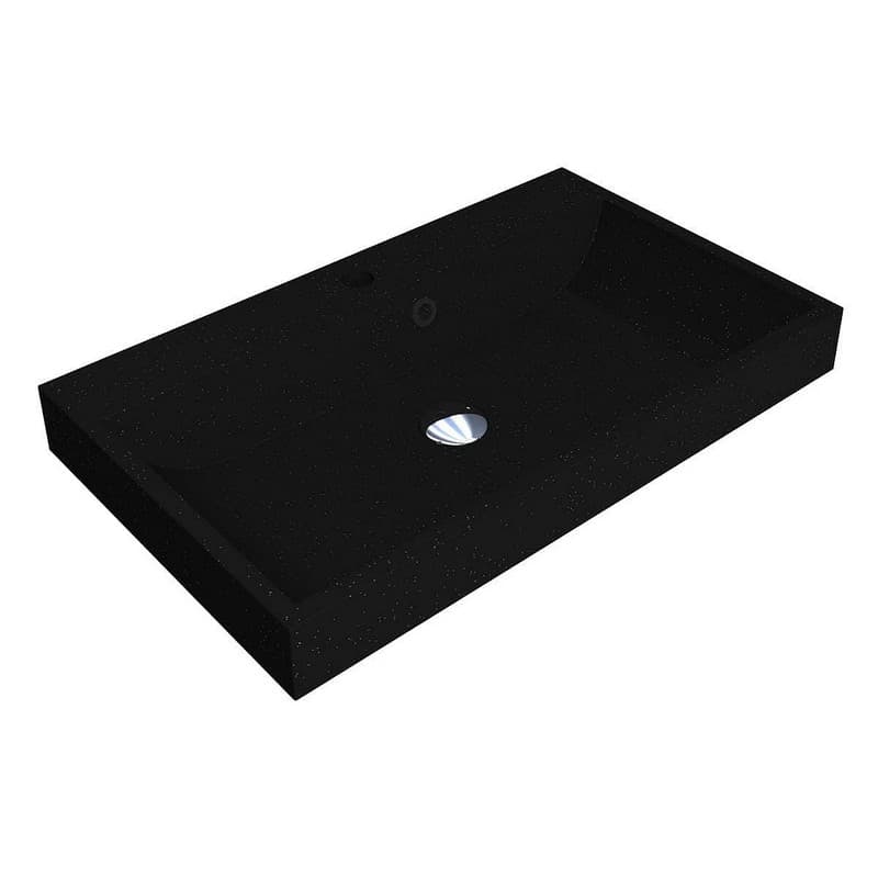 Умивальник VARNA 700 MIRASTONE black shine mirastone Miraggio
