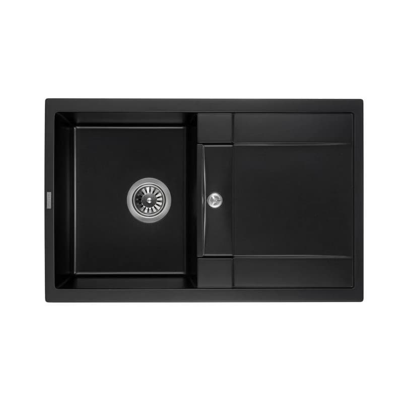 Мийка VALENCIA black shine (780*500mm.) граніт Granado