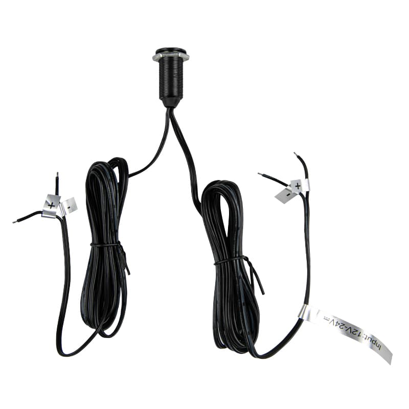 Сенсорний вимикач на дотик з димув. (чорний), 12V/24V, 60W/120W