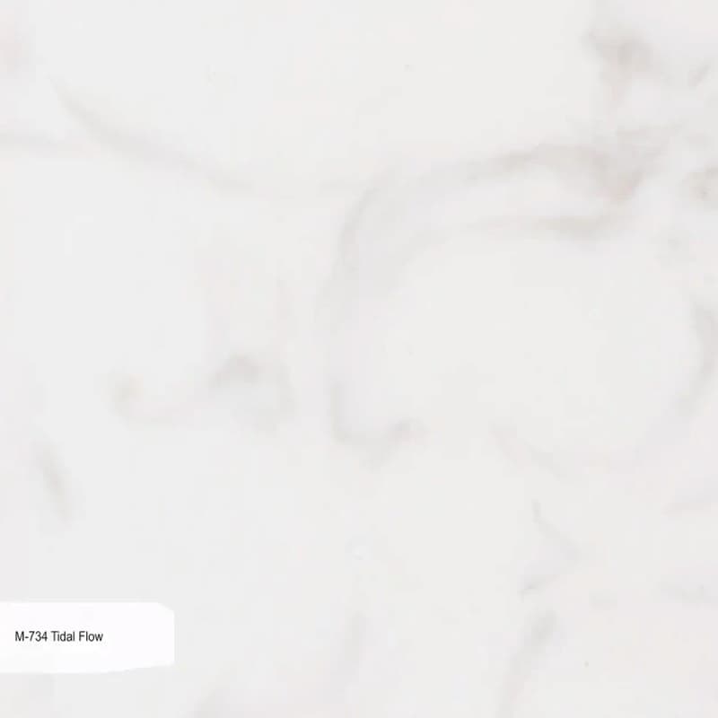 Лист акриловый Grandex Marble Ocean M-734 Tidal Flow 3680х760х12